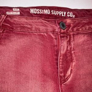 Mossimo Supply Co. Red Denim Jeans